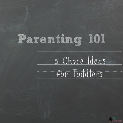5 Chore Ideas for Toddlers