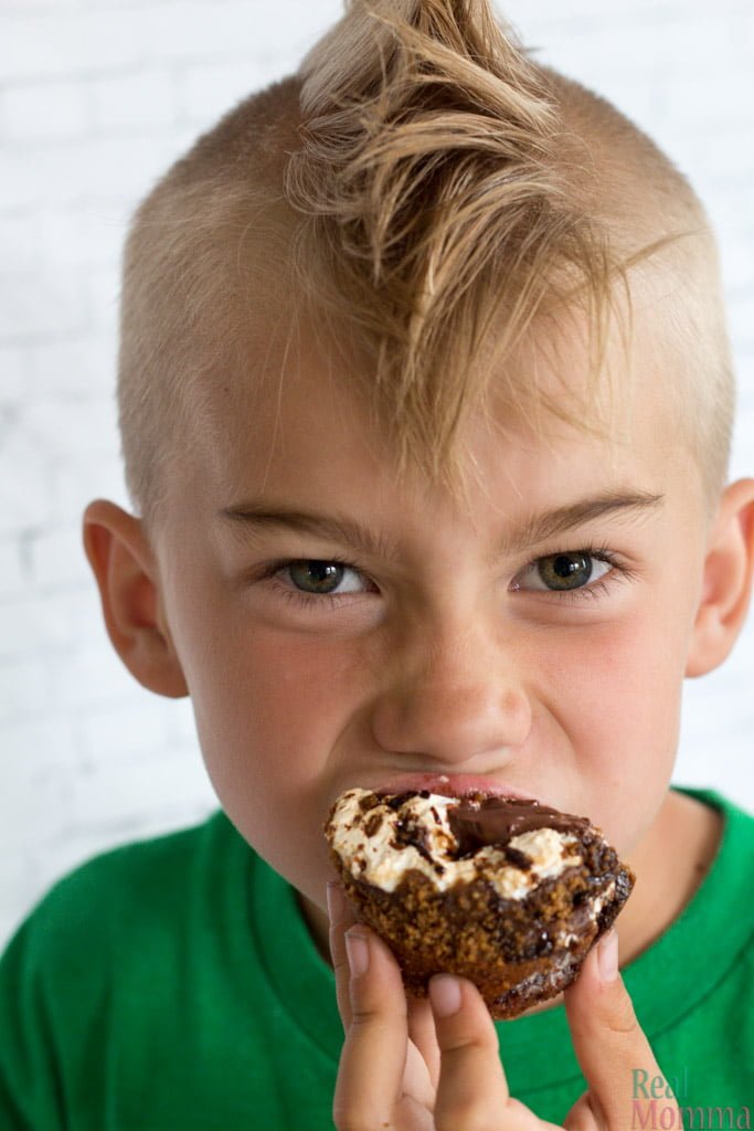 Kids love smore cupcakes