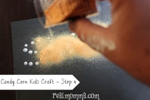 Candy Corn Kids Craft Step 4