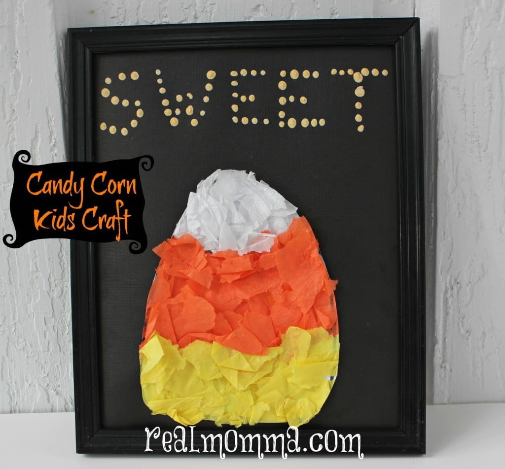 candy corn kids craft