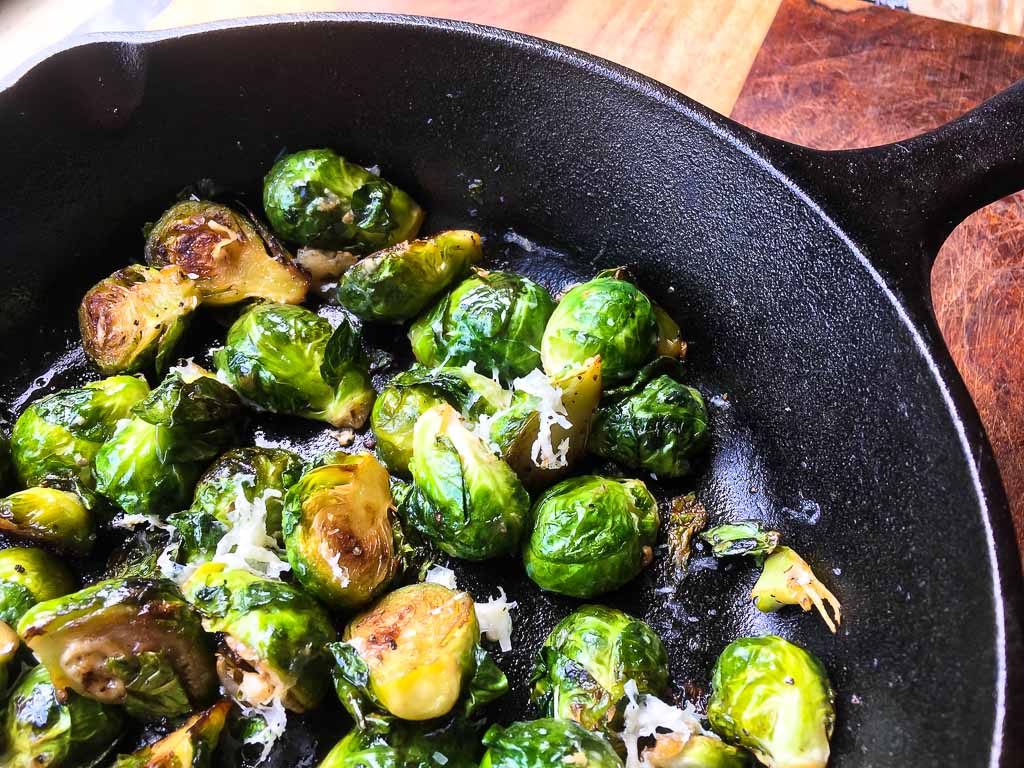 Roasted Brussels Sprouts with Balsamic Glaze