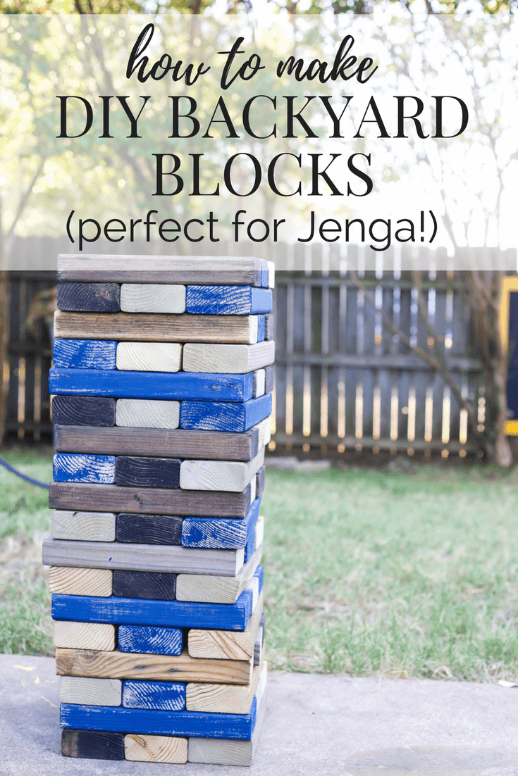 DIY Backyard Blocks