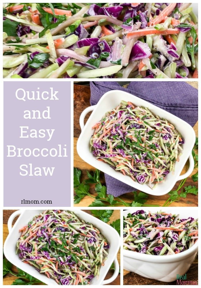 Quick and Easy Broccoli Slaw Recipe
