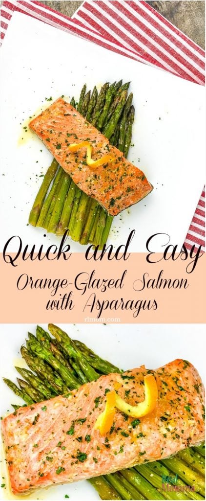 Quick and Easy Sheet Pan Orange Glazed Salmon with Asparagus
