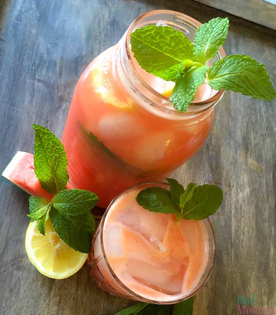 Refreshing Watermelon Mint Lemonade
